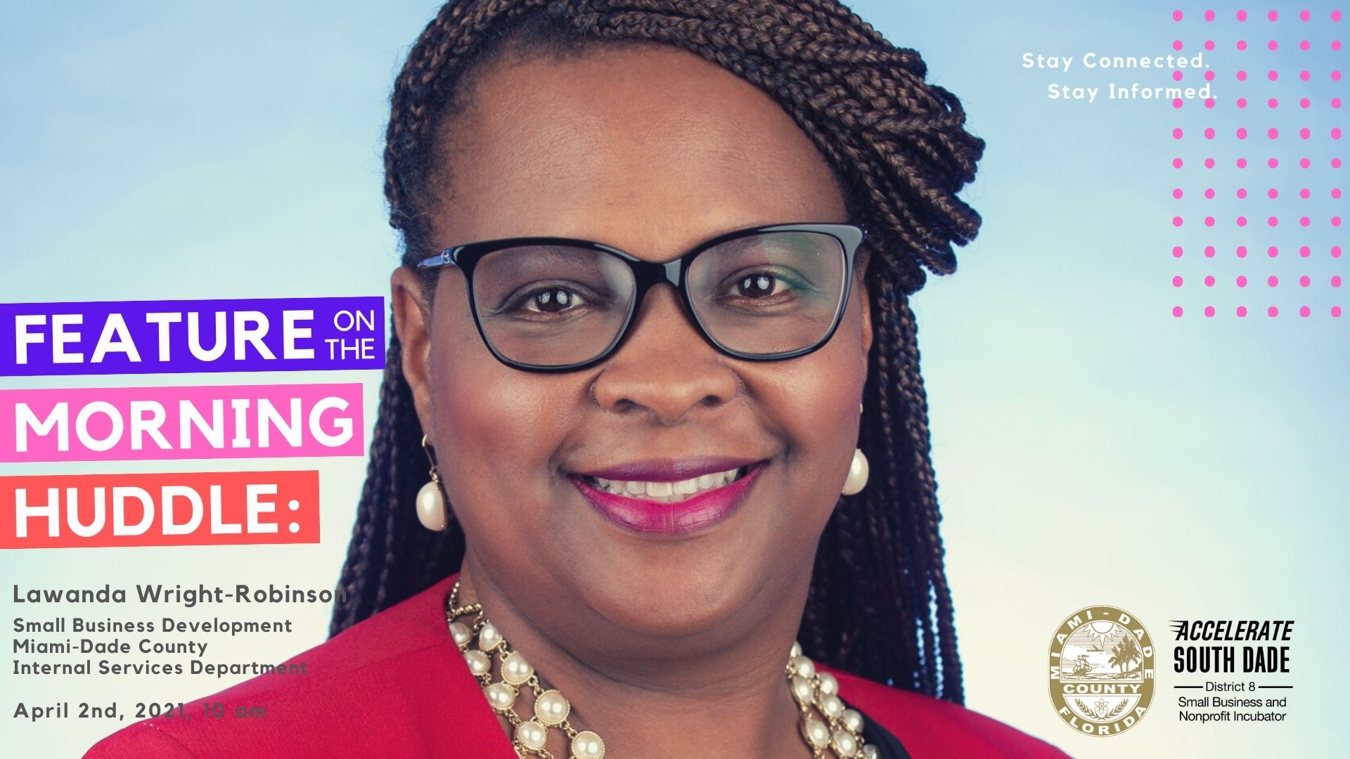 Morning Huddle Promo 4-2-2021 Lawanda Wright-Robinson-youtube Morning Huddle Promo 4-2-2021 Lawanda Wright-Robinson-youtube